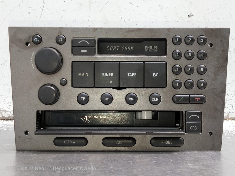 Recambio de sistema audio / radio cd para opel vectra c berlina club referencia OEM IAM 330886636 13150752 