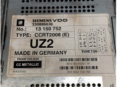 Recambio de sistema audio / radio cd para opel vectra c berlina club referencia OEM IAM 330886636 13150752  2