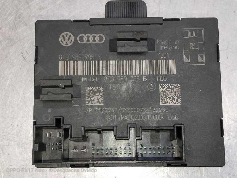 Recambio de modulo electronico para audi a4 ber. (b8) 2.0 16v tdi referencia OEM IAM 8T0959795N TRASERO IZQUIERDA