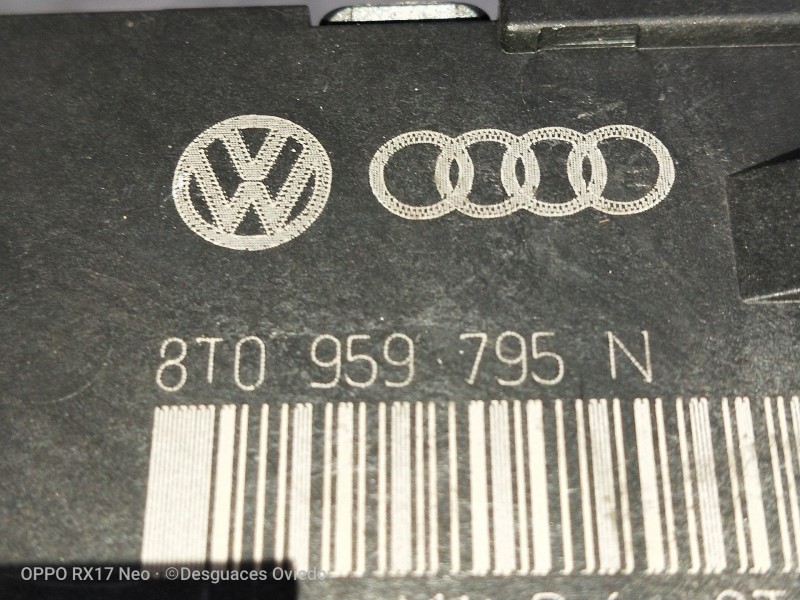 Recambio de modulo electronico para audi a4 ber. (b8) 2.0 16v tdi referencia OEM IAM 8T0959795N TRASERO IZQUIERDA