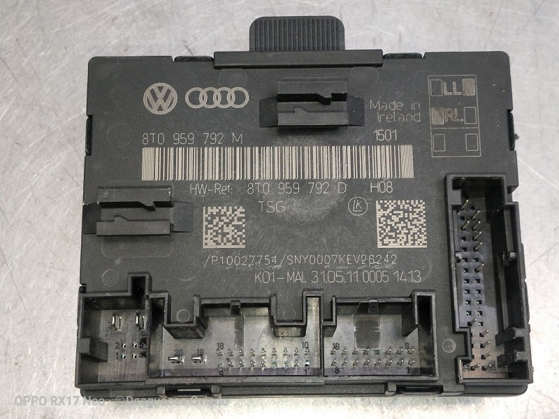 Recambio de modulo electronico para audi a4 ber. (b8) 2.0 16v tdi referencia OEM IAM 8T0959792M DELANTERO DERECHO