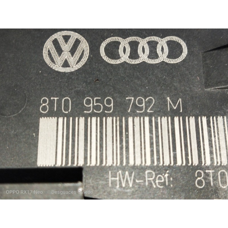 Recambio de modulo electronico para audi a4 ber. (b8) 2.0 16v tdi referencia OEM IAM 8T0959792M DELANTERO DERECHO