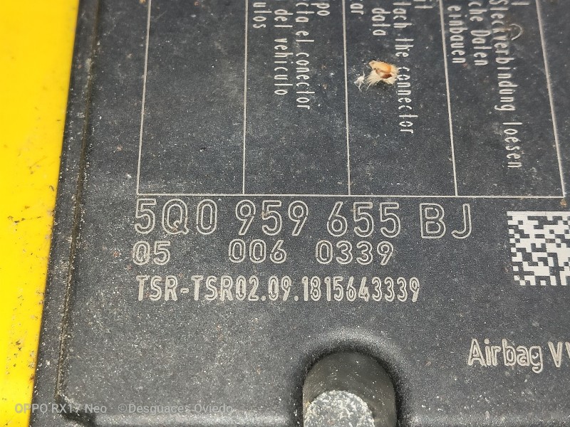 Recambio de kit airbag para audi a3 (8vk) basic referencia OEM IAM 5Q0959655BJ 050060339 