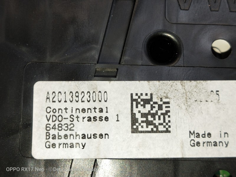 Recambio de cuadro instrumentos para audi a3 (8vk) basic referencia OEM IAM 8V0920873M VDD02405091755032009 A2C13923000