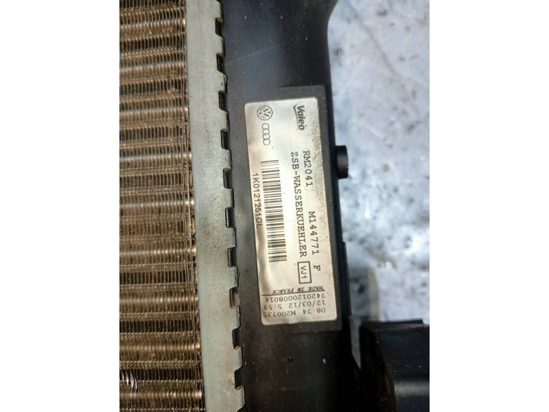 Recambio de radiador agua para skoda yeti ambition referencia OEM IAM 1K0121251CL  