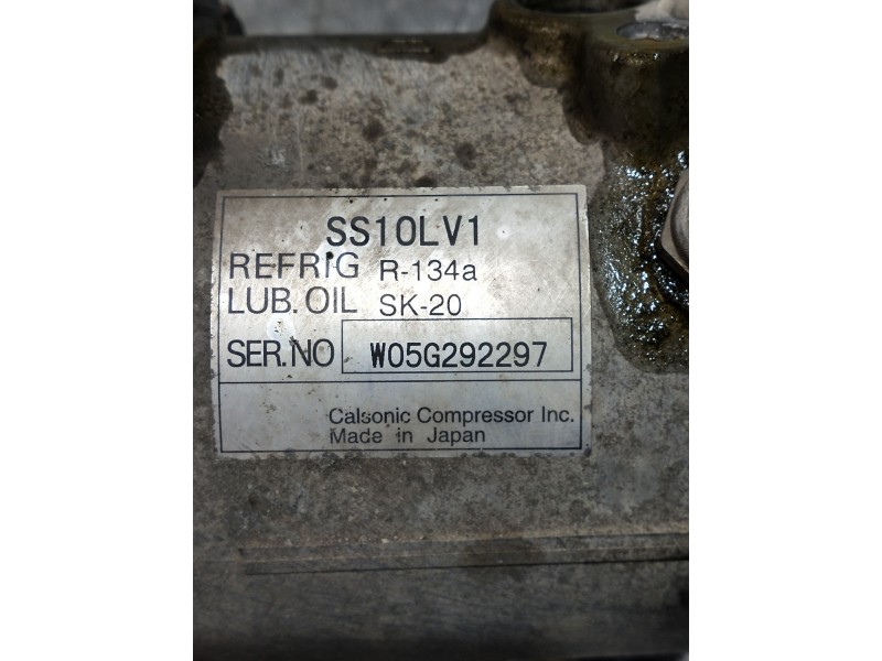 Recambio de compresor aire acondicionado para santana 350 2.0 hdi referencia OEM IAM SS10LV1  