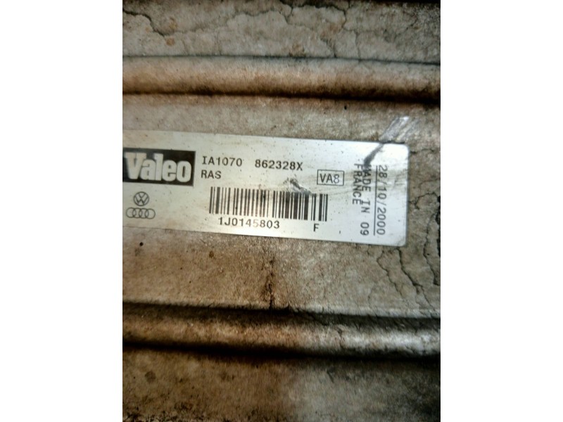 Recambio de intercooler para seat leon (1m1) signo referencia OEM IAM 1J0145803 862328X 