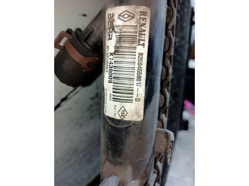 Recambio de radiador agua para renault kangoo profesional referencia OEM IAM 8200455801D K7439009 