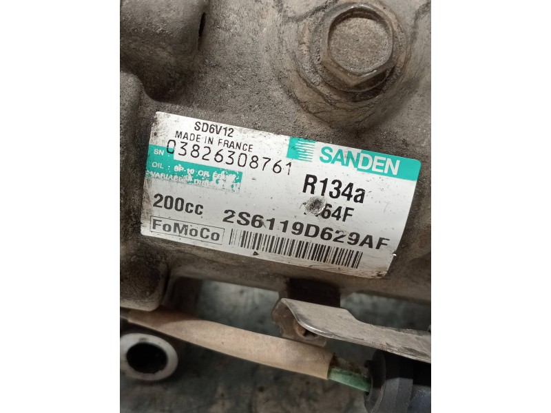 Recambio de compresor aire acondicionado para ford fiesta (cbk) fun referencia OEM IAM SD6V121464F 2S6119D629AF 