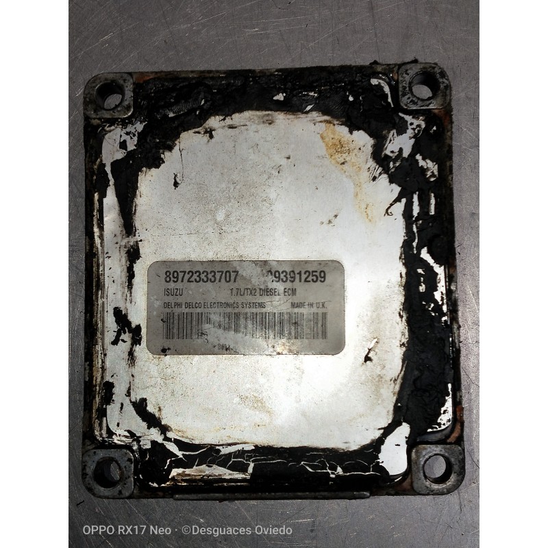 Recambio de centralita motor uce para opel corsa c club referencia OEM IAM 8972333707 09391259 