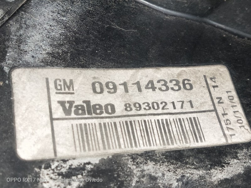 Recambio de piloto trasero izquierdo para opel corsa c club referencia OEM IAM 09114336  