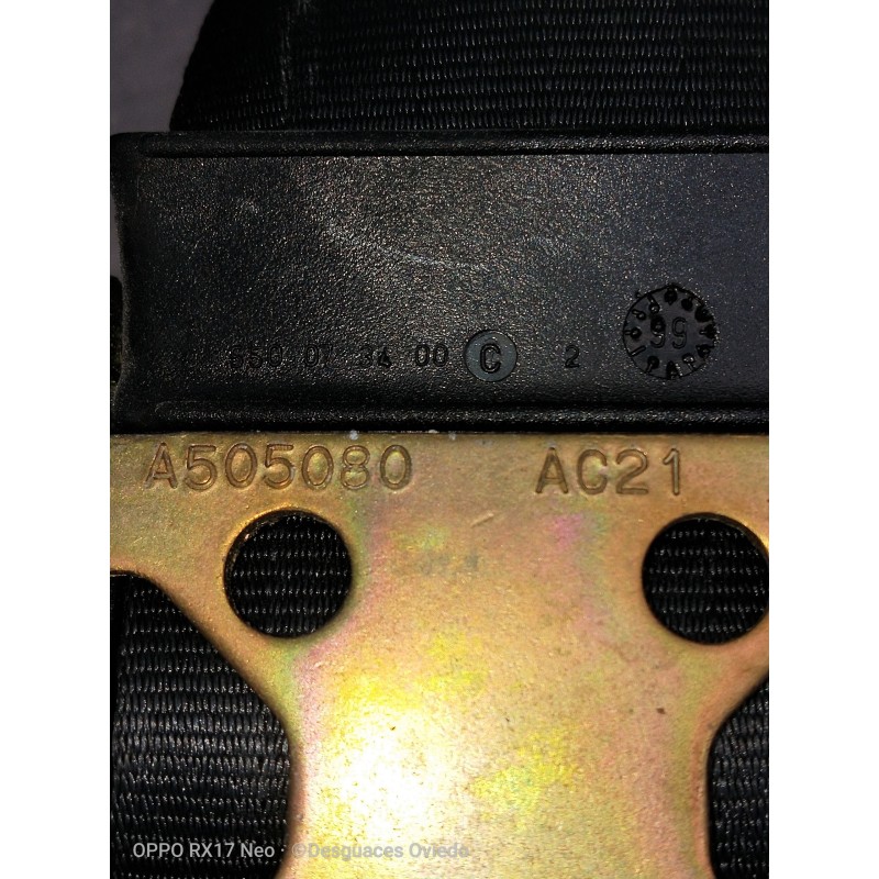 Recambio de juego cinturones trasero para citroen xsara coupe 2.0 hdi vts (66kw) referencia OEM IAM B505081AC21 A505080AC21 