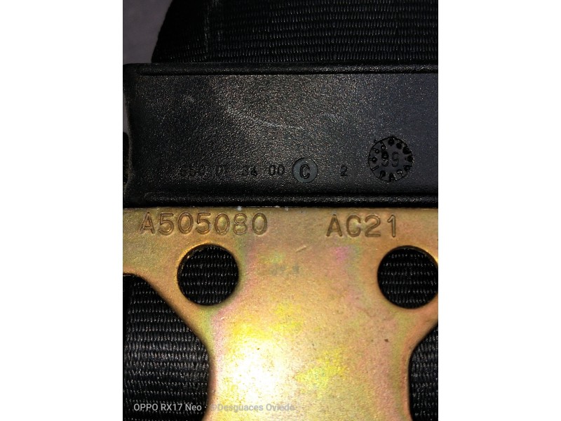 Recambio de juego cinturones trasero para citroen xsara coupe 2.0 hdi vts (66kw) referencia OEM IAM B505081AC21 A505080AC21 