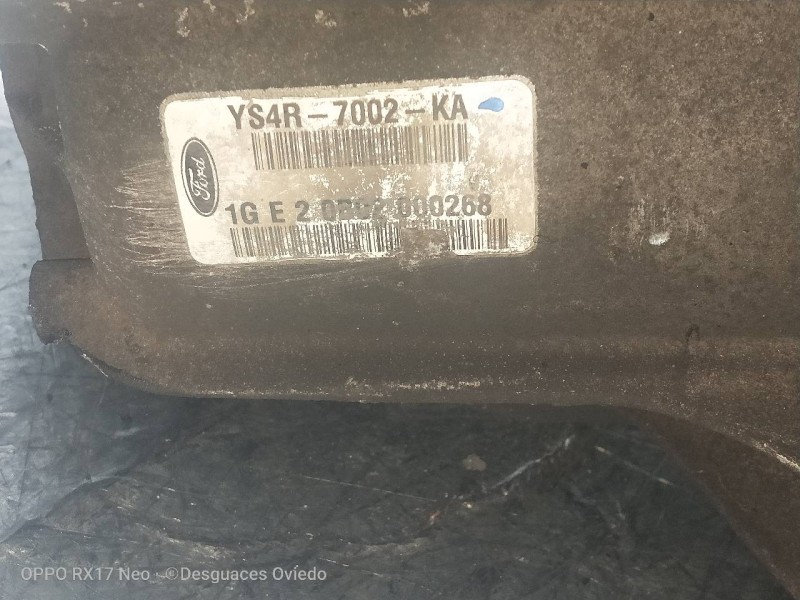 Recambio de caja cambios para ford focus berlina (cak) 2.0 16v cat referencia OEM IAM YS4R7002KA 1GE2 OB20 000268 