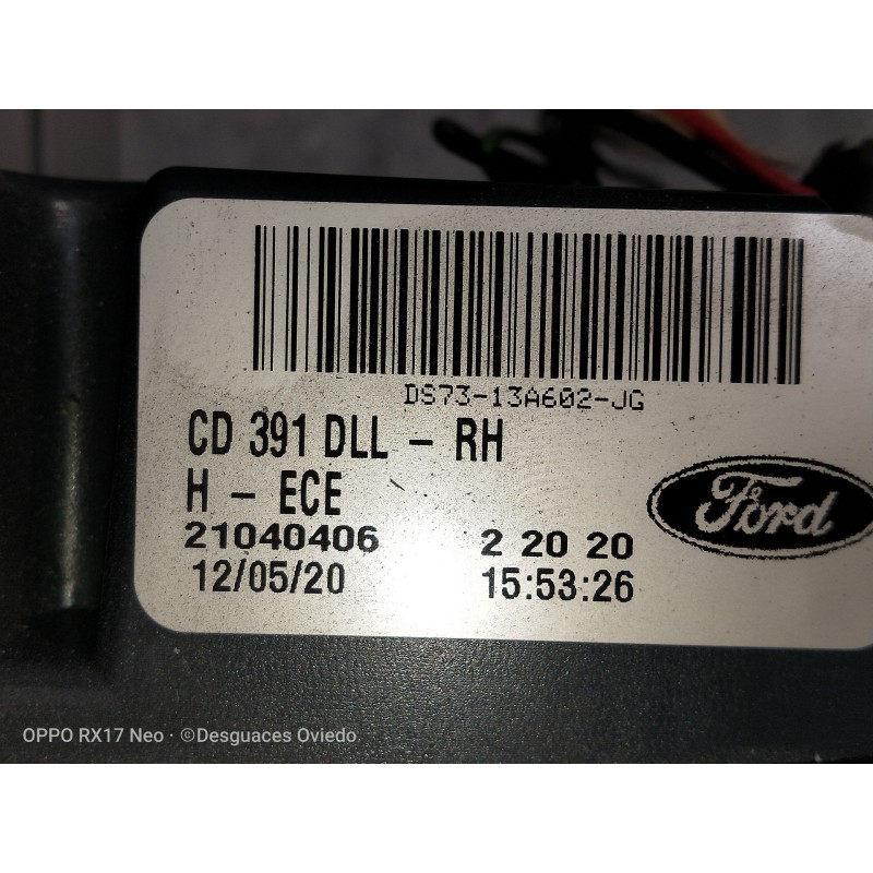 Recambio de piloto trasero derecho interior para ford mondeo lim. 1.5 ecoboost cat referencia OEM IAM CD391DLLRH 21040406 22020