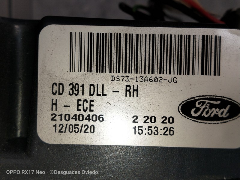 Recambio de piloto trasero derecho interior para ford mondeo lim. 1.5 ecoboost cat referencia OEM IAM CD391DLLRH 21040406 22020