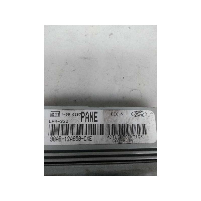 Recambio de centralita motor uce para ford focus berlina (cak) 1.6 16v cat referencia OEM IAM 98AB12A650CXE PANE 