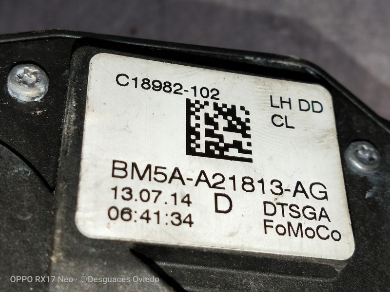 Recambio de motor cierre centralizado delantero izquierdo para ford mondeo lim. 1.5 ecoboost cat referencia OEM IAM BM5AA21813AG