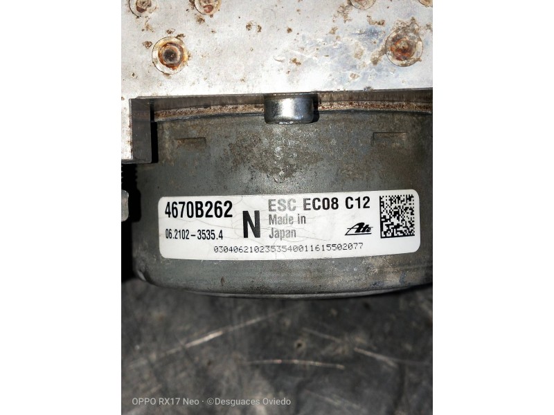 Recambio de abs para mitsubishi asx (ga0w) kaiteki 2wd referencia OEM IAM 06210975023 06262136691 