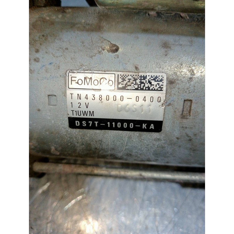 Recambio de motor arranque para ford mondeo lim. 1.5 ecoboost cat referencia OEM IAM DS7T11000KA TN3480000400 