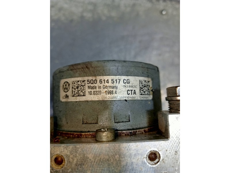 Recambio de abs para audi a3 (8vk) basic referencia OEM IAM 10091643263 10062536481. 5Q0614517CG 5Q0614517CG. 10022009984