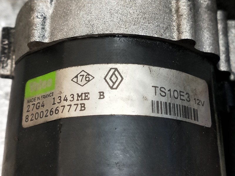 Recambio de motor arranque para renault megane ii familiar authentique referencia OEM IAM 8200266777B TS10E3 