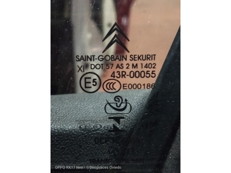 Recambio de puerta delantera izquierda para citroen c5 berlina exclusive referencia OEM IAM 43R00055 E000186 