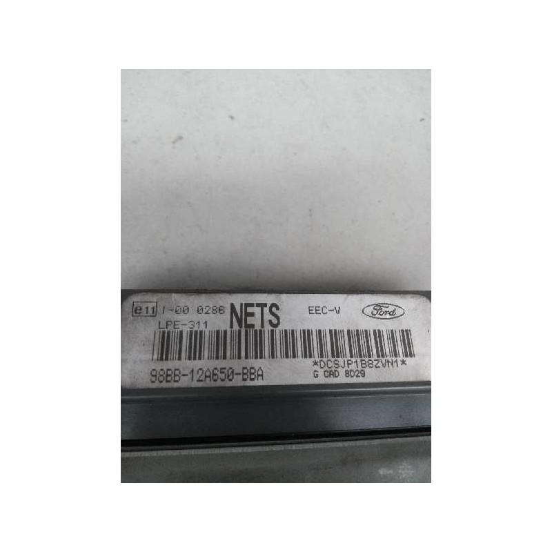 Recambio de centralita motor uce para ford mondeo berlina (gd) 1.8 16v cat referencia OEM IAM 98BB12A650BBA NETS 