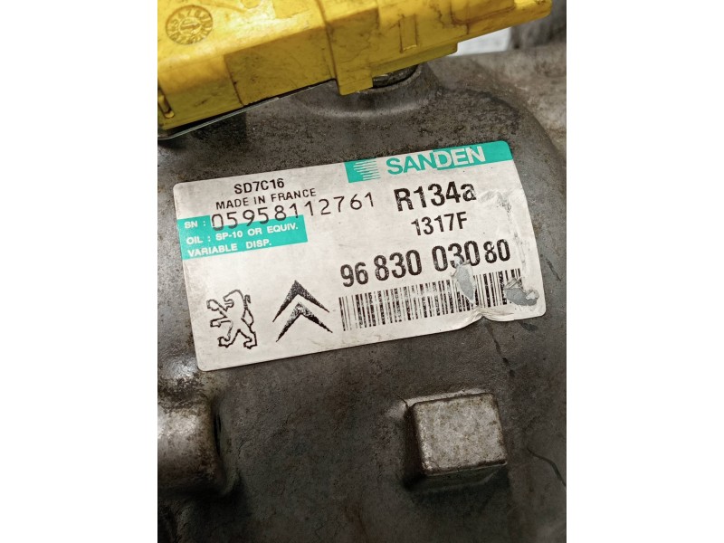 Recambio de compresor aire acondicionado para peugeot 407 sw sr confort referencia OEM IAM SD7C161317F 9683003080 