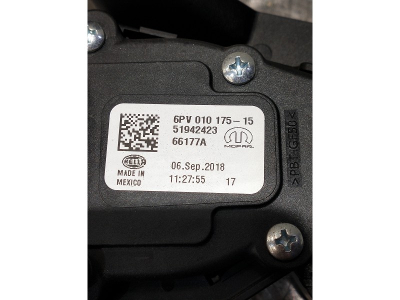 Recambio de potenciometro pedal para jeep compass ii 1.4 m-air cat referencia OEM IAM 6PV01017515 51942423 