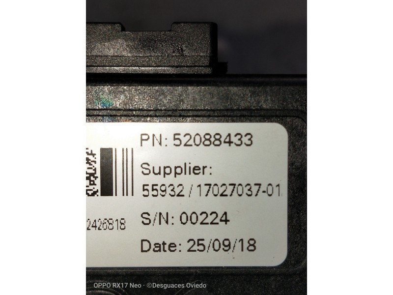 Recambio de conmutador de arranque para jeep compass ii 1.4 m-air cat referencia OEM IAM 52088433 559321702703701 ANTIRROBO