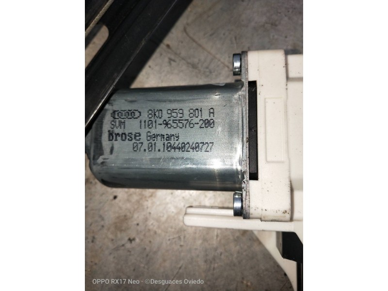 Recambio de elevalunas delantero izquierdo para audi a5 sportback (8t) 2.0 tdi (140kw) referencia OEM IAM    Recambio de elevalunas delantero izquierdo para audi a5 sportback (8t) 2.0 tdi (140kw) referencia OEM IAM