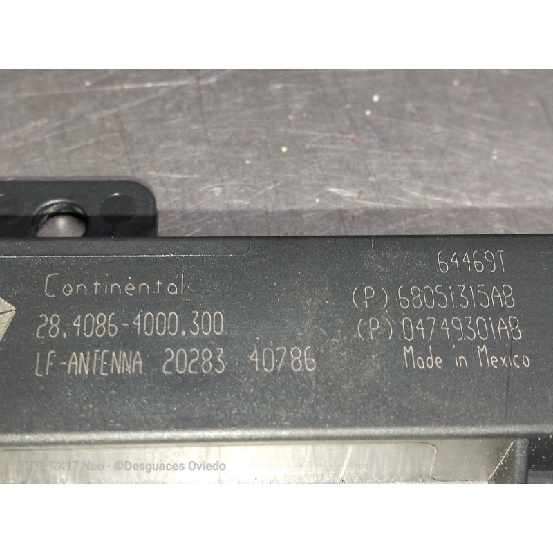 Recambio de modulo electronico para jeep compass ii 1.4 m-air cat referencia OEM IAM 2840864000300 6805131SAB 04749301AB