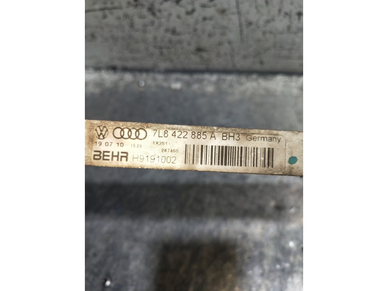 Recambio de radiador aceite para audi q7 (4l) 3.0 tdi (176kw) referencia OEM IAM 7L8422885A  ENFRIADOR DE ACEITE DE DIRECCIÓN