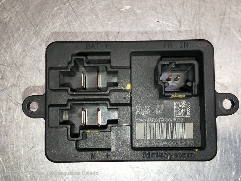 Recambio de resistencia calefaccion para jeep compass ii 1.4 m-air cat referencia OEM IAM MR0176005930 8073624605233 