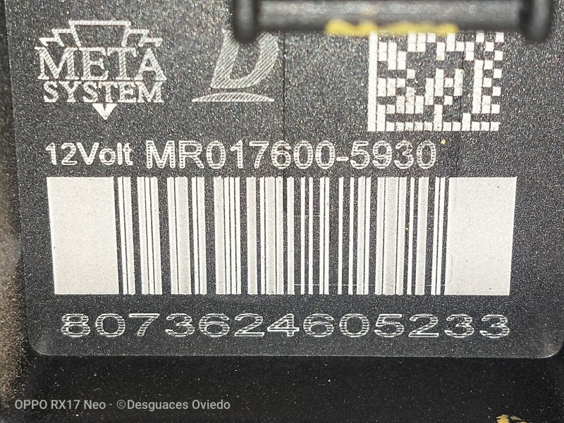 Recambio de resistencia calefaccion para jeep compass ii 1.4 m-air cat referencia OEM IAM MR0176005930 8073624605233 