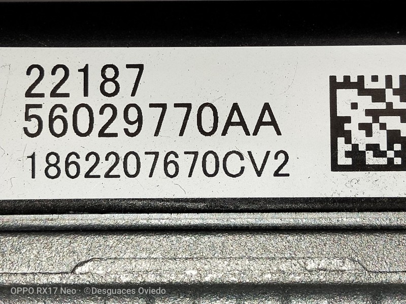 Recambio de modulo electronico para jeep compass ii 1.4 m-air cat referencia OEM IAM 22187 56029770AA 1862207670CV2
