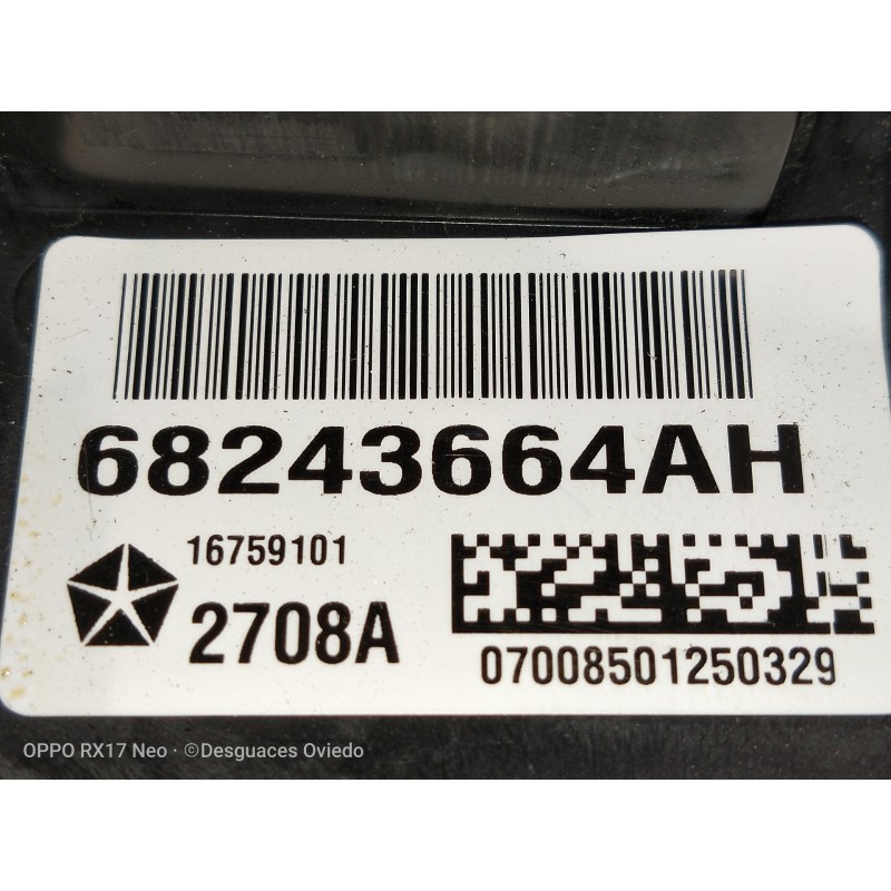 Recambio de modulo electronico para jeep compass ii 1.4 m-air cat referencia OEM IAM 68243664AH 16759101 2708A