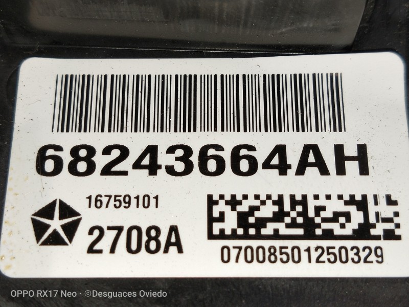 Recambio de modulo electronico para jeep compass ii 1.4 m-air cat referencia OEM IAM 68243664AH 16759101 2708A