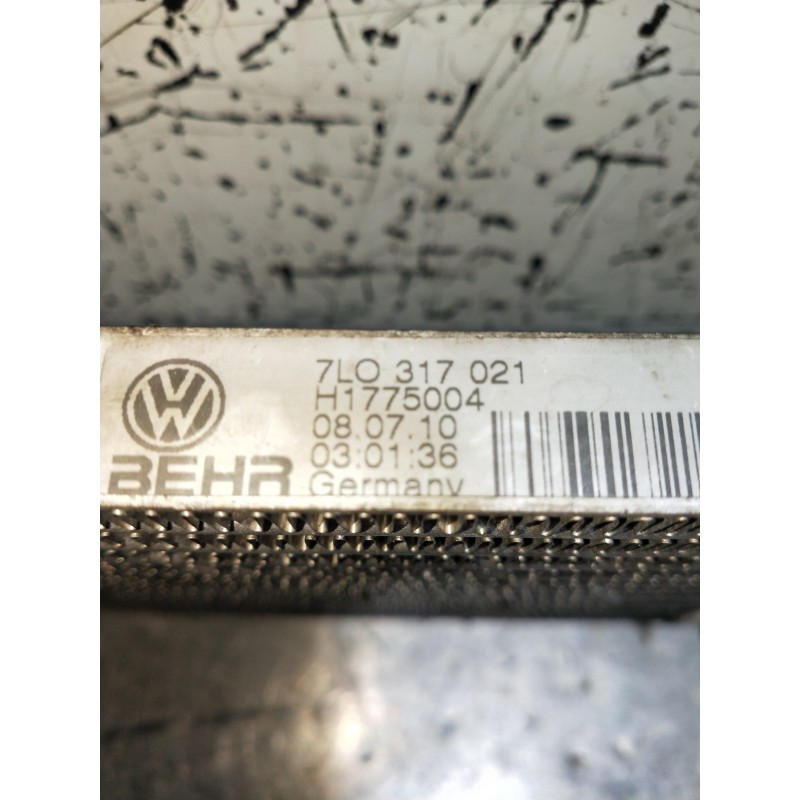 Recambio de radiador aceite para audi q7 (4l) 3.0 tdi (176kw) referencia OEM IAM 7L0317021  ENFRIADOR DE ACEITE DE DIRECCION