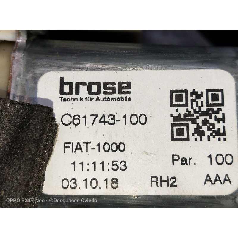 Recambio de elevalunas delantero derecho para jeep compass ii 1.4 m-air cat referencia OEM IAM C61743100  5P