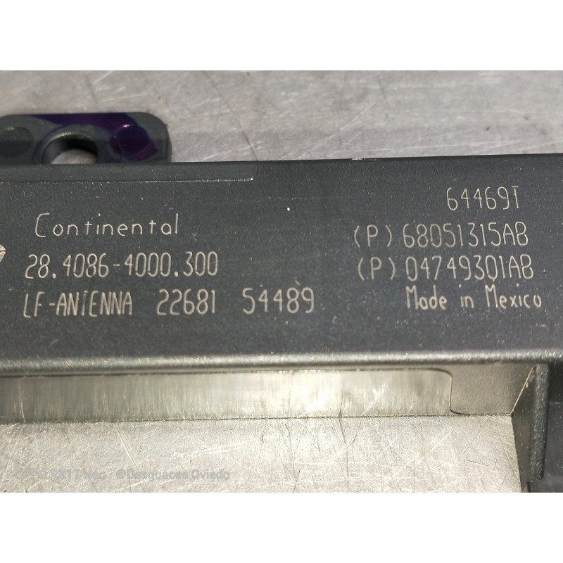 Recambio de modulo electronico para jeep compass ii 1.4 m-air cat referencia OEM IAM 2840864000300 68051315AB 04749301AB