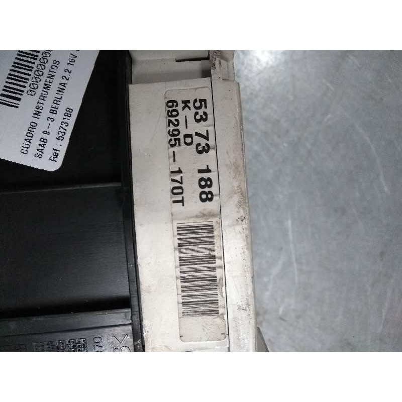 Recambio de cuadro instrumentos para saab 9-3 berlina 2.2 16v tid cat referencia OEM IAM 5373188 69295170 KD