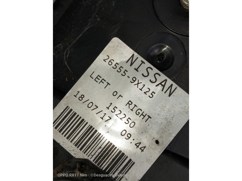 Recambio de piloto trasero izquierdo para nissan cabstar e 2.7 td referencia OEM IAM 265559X125 152250 