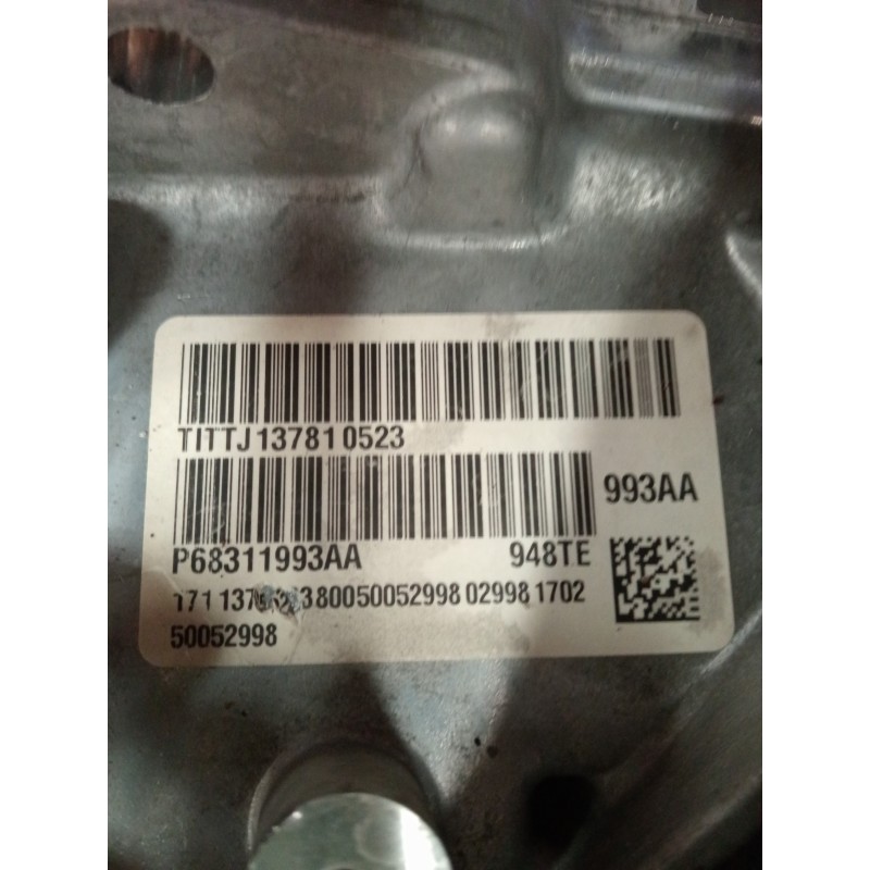 Recambio de caja cambios para jeep compass ii 1.4 m-air cat referencia OEM IAM P68311993AA TITTJ13781 0523 948TE 993AA AUTOMATIC