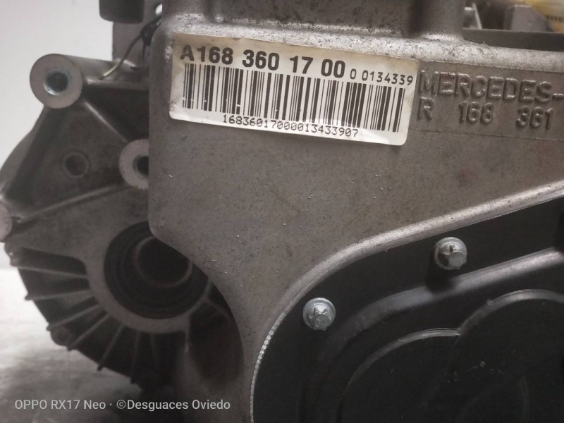 Recambio de caja cambios para mercedes clase a (w168) 1.4 cat referencia OEM IAM A1683601700 00134339 