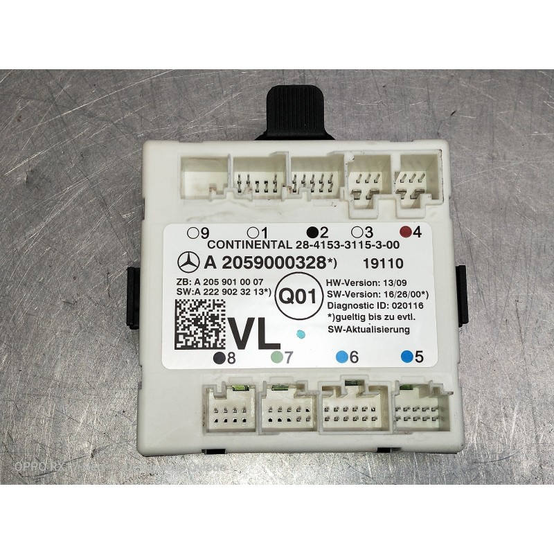 Recambio de modulo electronico para mercedes clase glc (w253) glc 220 d 4matic referencia OEM IAM A2059000328 284153311300 DELAN