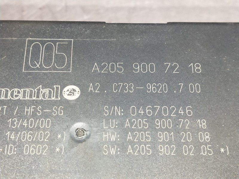 Recambio de modulo electronico para mercedes clase glc (w253) glc 220 d 4matic referencia OEM IAM A2059007218 A2C7339620700 