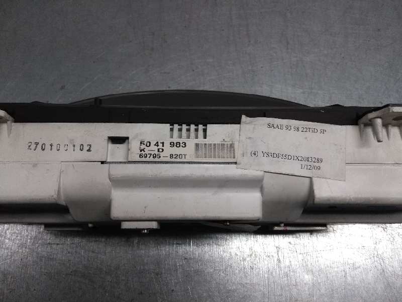Recambio de cuadro instrumentos para saab 9-3 berlina 2.2 16v tid cat referencia OEM IAM 69795820T 5041983 KD