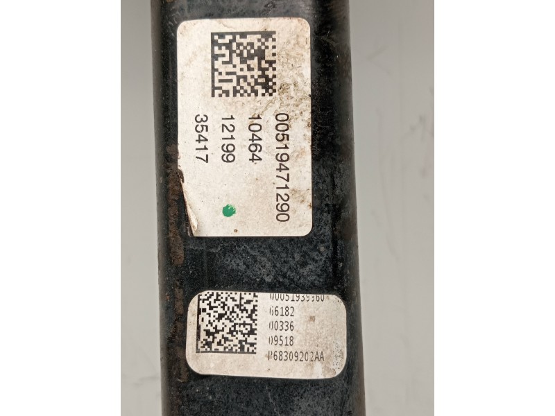 Recambio de brazo suspension inferior trasero izquierdo para jeep compass ii 1.4 m-air cat referencia OEM IAM P68309202AA  